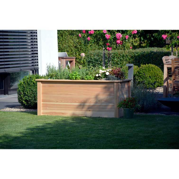 Dakota Fields Large raised bed, size L, Douglas fir Wayfair.co.uk
